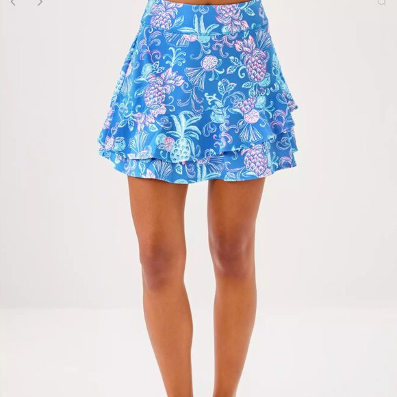 Citrus Crush UPF 50+ Luxletic Romana High Rise Skort by Lilly Pulitzer - Picture 1 of 3
